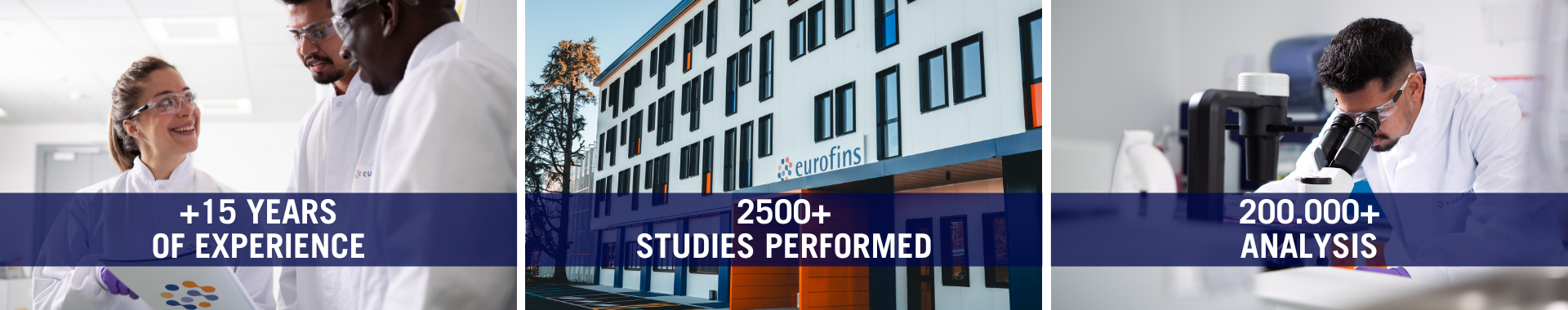 Eurofins BioPharma Product Testing's dedication to quality and reliable services. The scene emphasizes a professional laboratory environment, with technicians working diligently on advanced testing procedures, reflecting the company's commitment to excellence and precision..